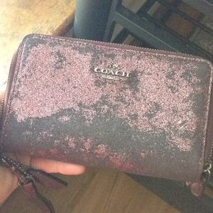 Authentic coach wallet